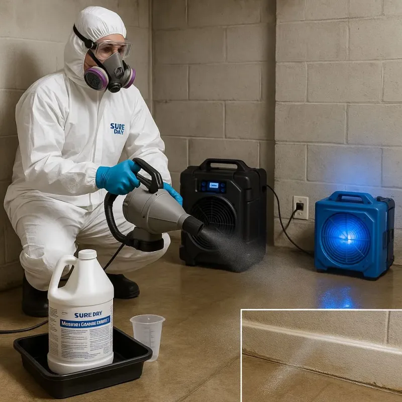 Sanitization and Odor Removal process in Saint David, AZ